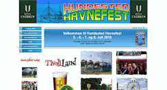 Desktop Screenshot of hundestedhavnefest.dk